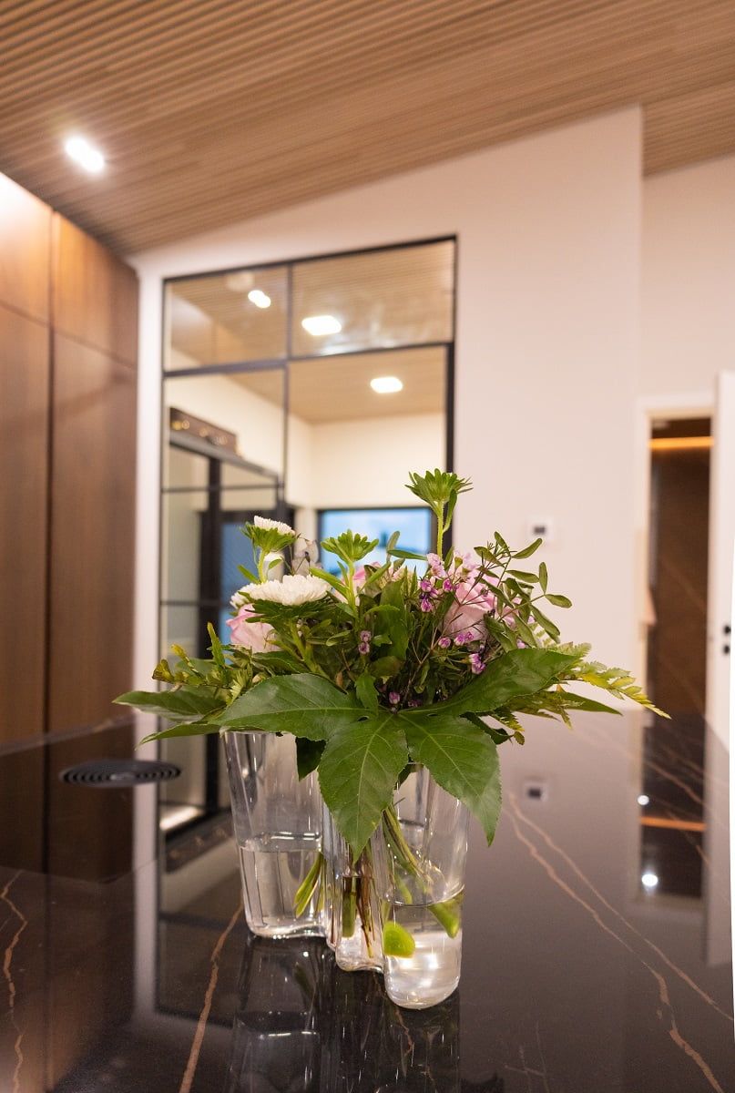 The chosen luminaires provide enough light for a high space. © LedStore.fi